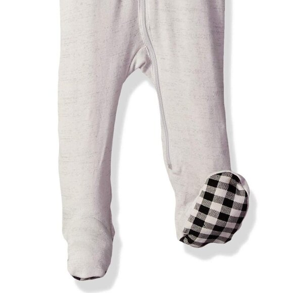 PL Sleep By Petit Lem Footed Pajama Unisex Sleeper BNWOT Holiday Xmas W Hat - Picture 7 of 7